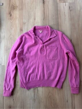 J.Crew Cashmere Collared Sweater Size Small